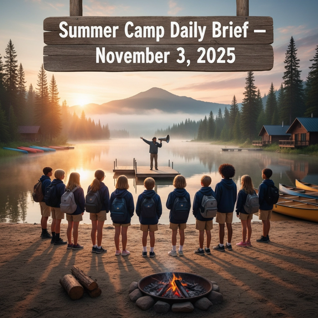 Summer Camp Daily Brief : November 3, 2025