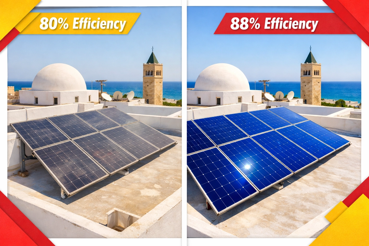 Comparaison dégradation panneaux PERC vs TOPCon après 25 ans - efficacité maintenue