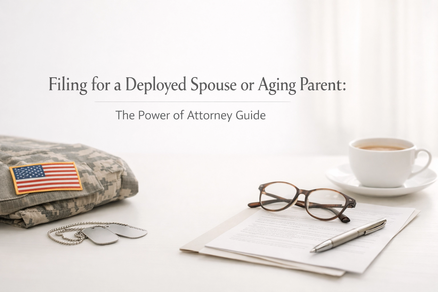[HERO] Filing for a Deployed Spouse or Aging Parent: The Power of Attorney Guide