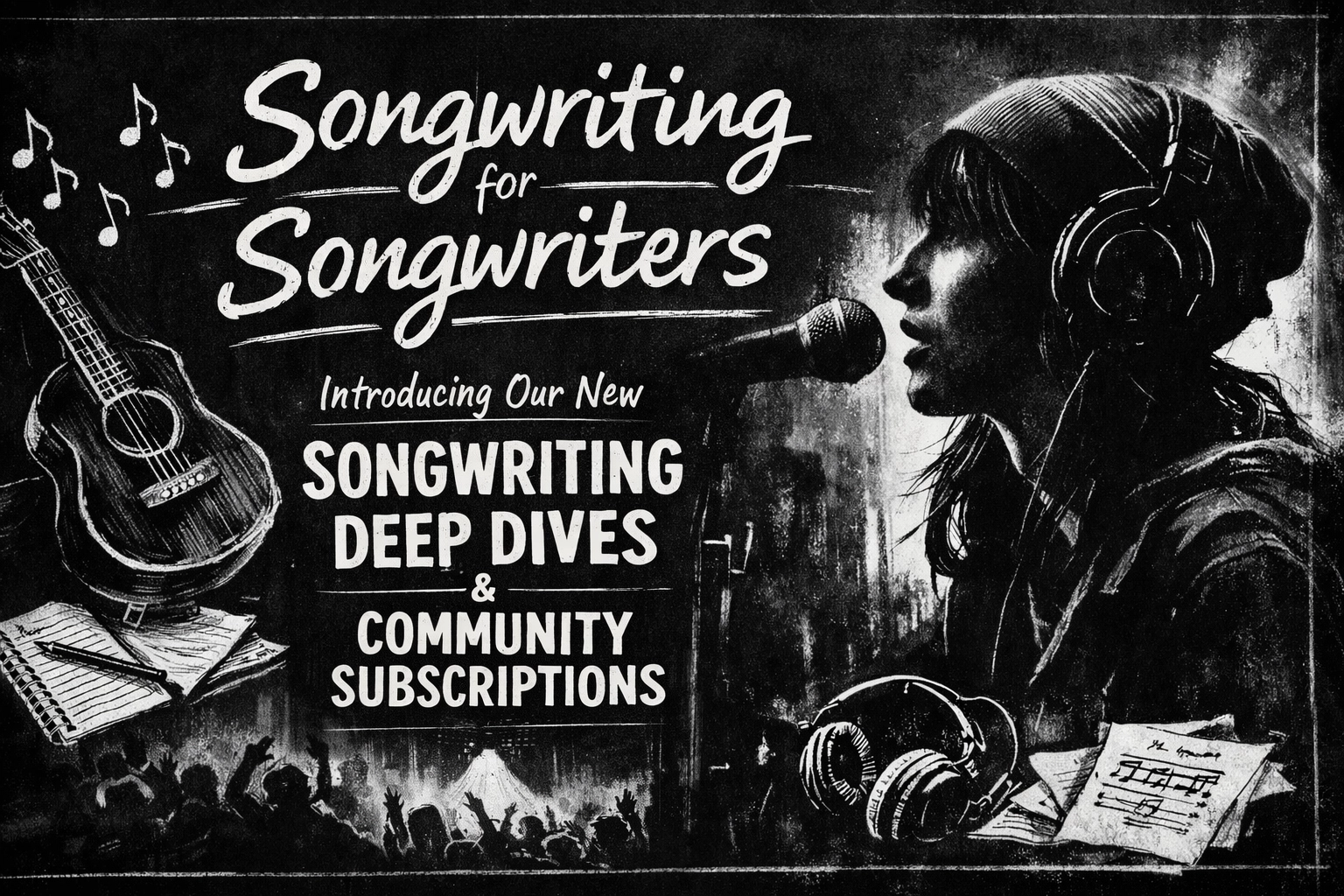 [HERO] Beyond the Basics: Introducing Our New Songwriting Deep Dives & Community Subscriptions