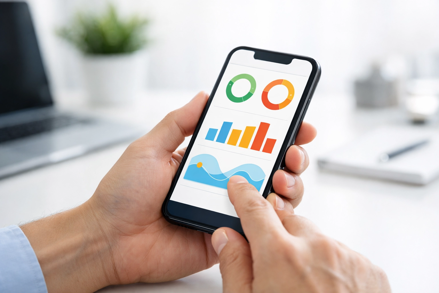 A patient completing an online weight loss assessment for GLP-1 medications on a smartphone.