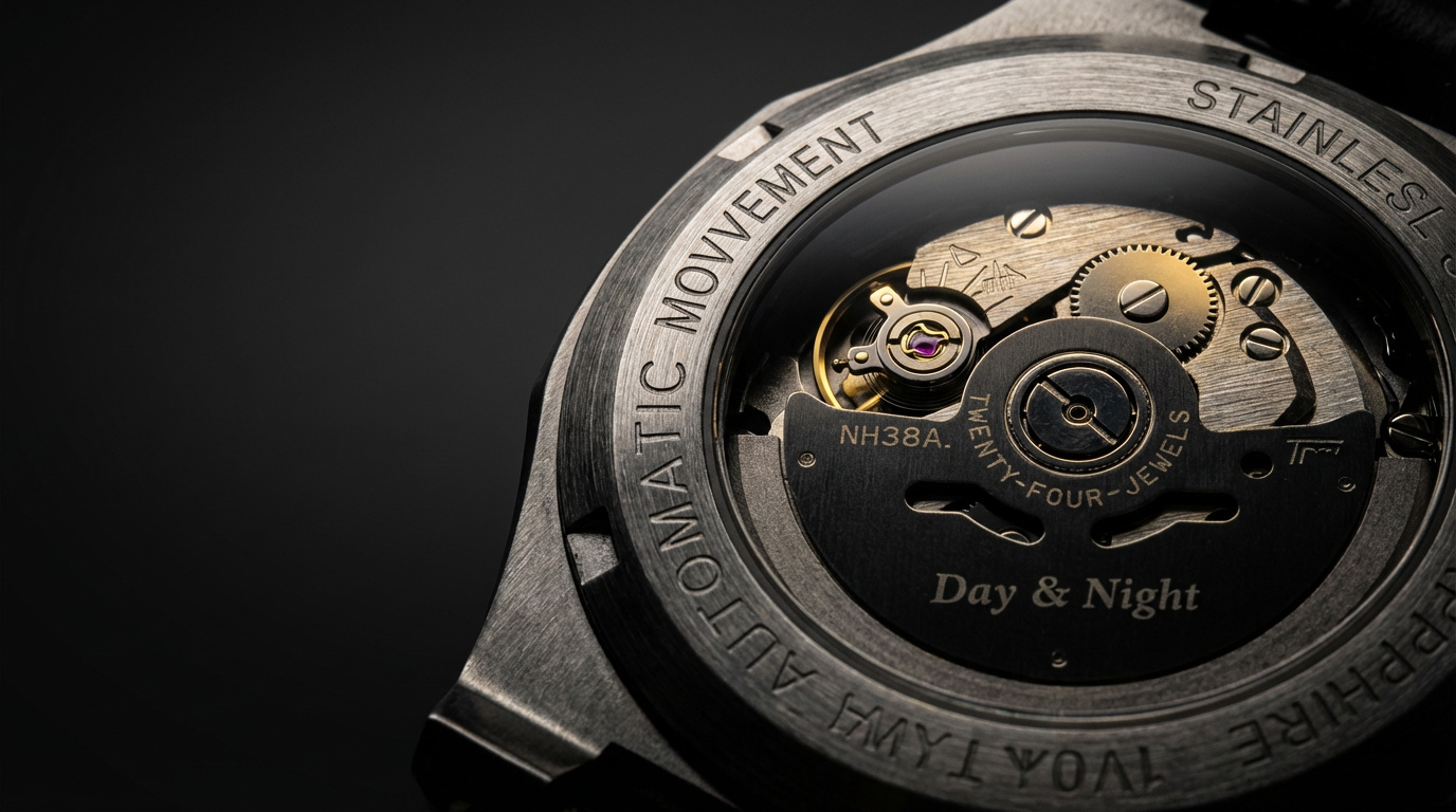 Sango 878 Midnight Current automatic watch Blue dial with a gold-tone stainless steel bracelet. Automatic movement powered by wrist motion. Sapphire crystal for scratch resistance.