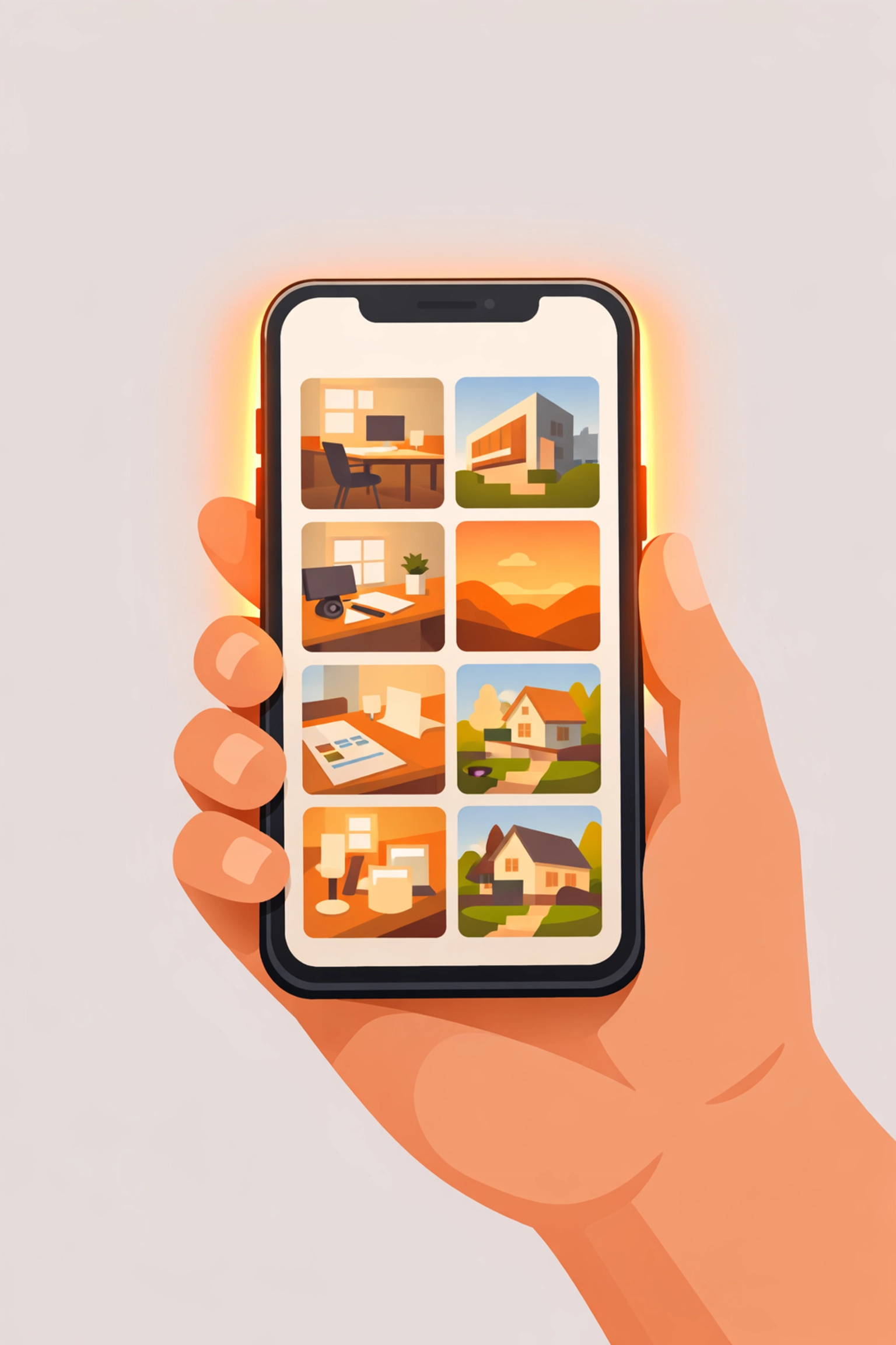 Mobile-first construction photo documentation and project tracking on a simple contractor job app.