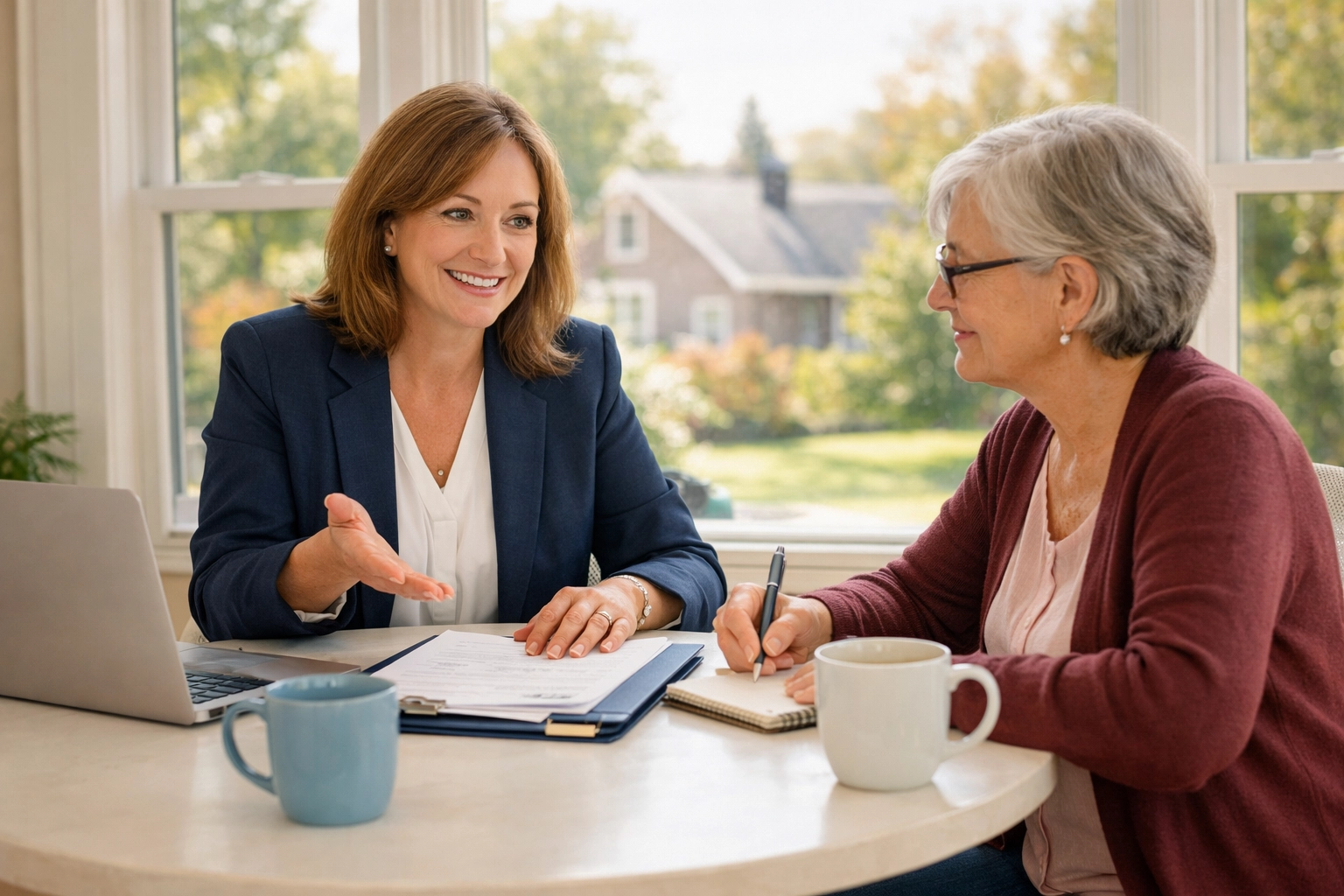 Probate real estate specialist consulting with Connecticut estate administrator Probate real estate specialist consulting with Connecticut estate administrator