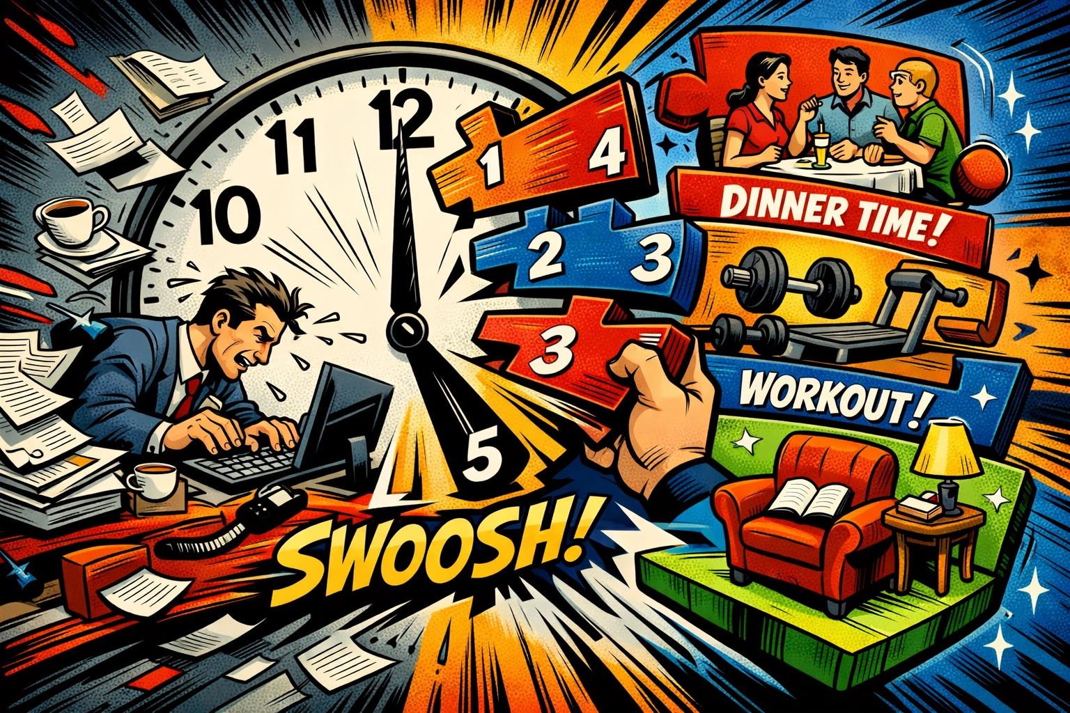 Small business owner reclaiming 5 hours daily with AI automation for work-life balance