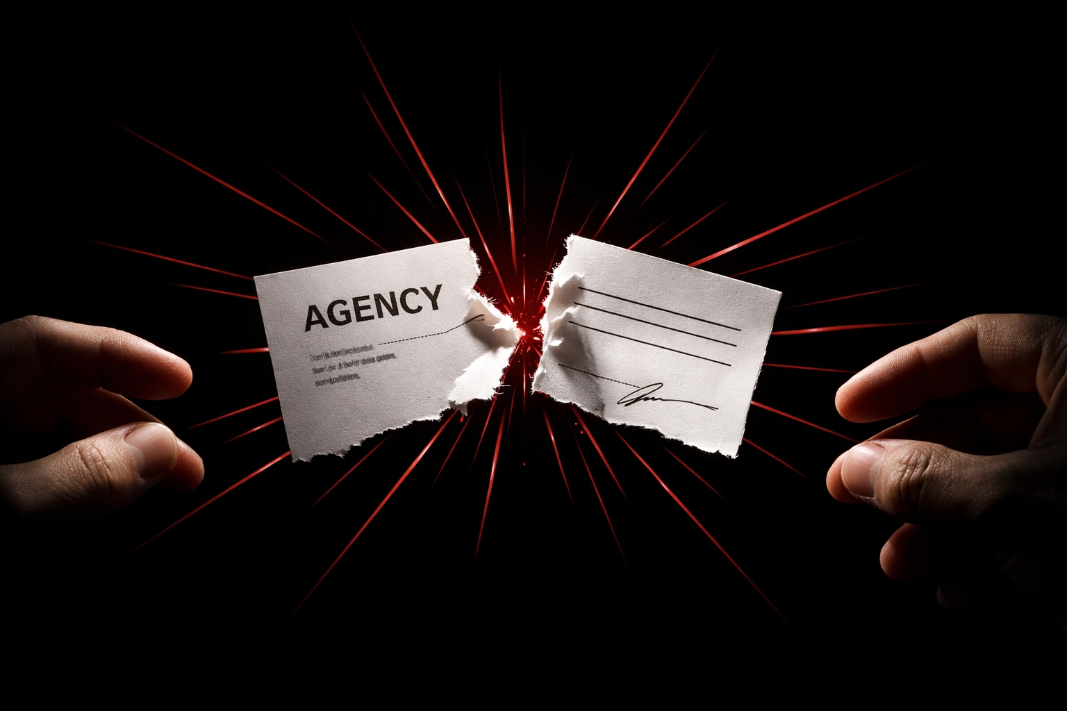 Breaking free from traditional agency contracts and middleman problems in creative industry