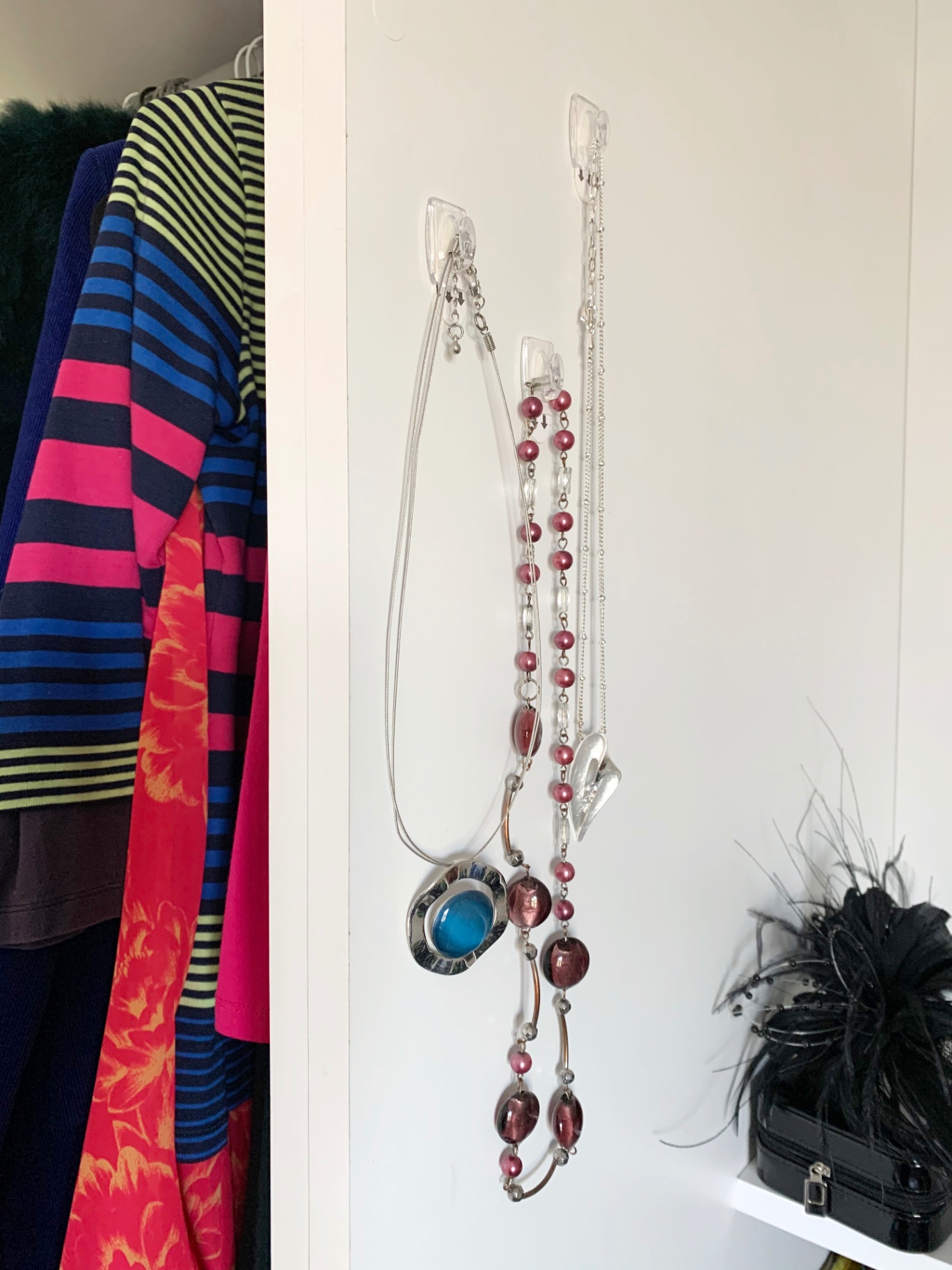 Takker Accessory Hooks on Wardrobe Panel