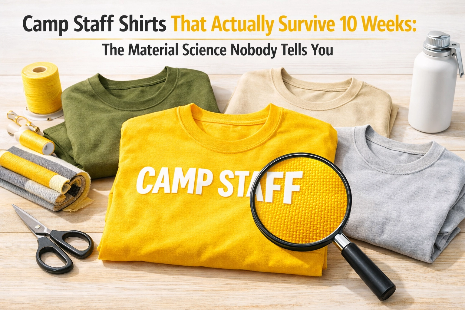 [HERO] Camp Staff Shirts That Actually Survive 10 Weeks: The Material Science Nobody Tells You