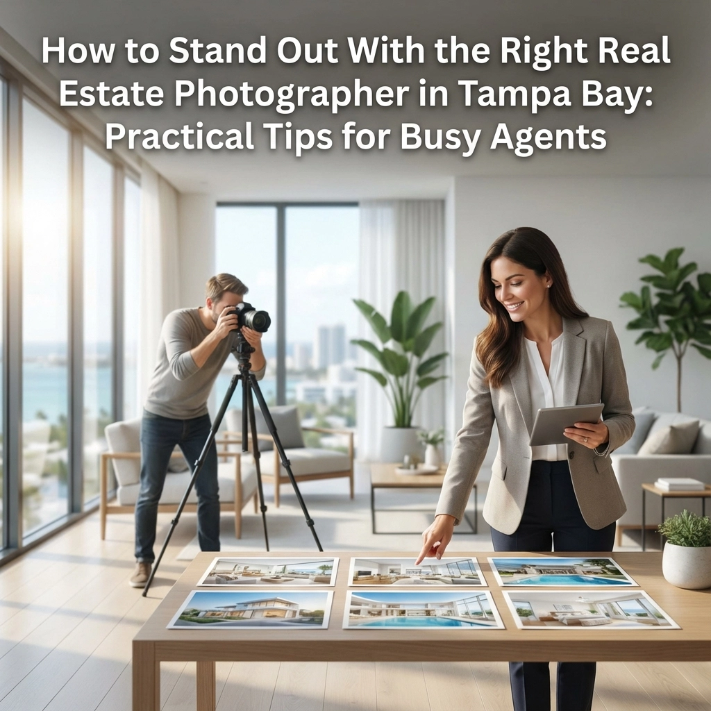 How to Stand Out With the Right Real Estate Photographer in Tampa Bay: Practical Tips for Busy Agents