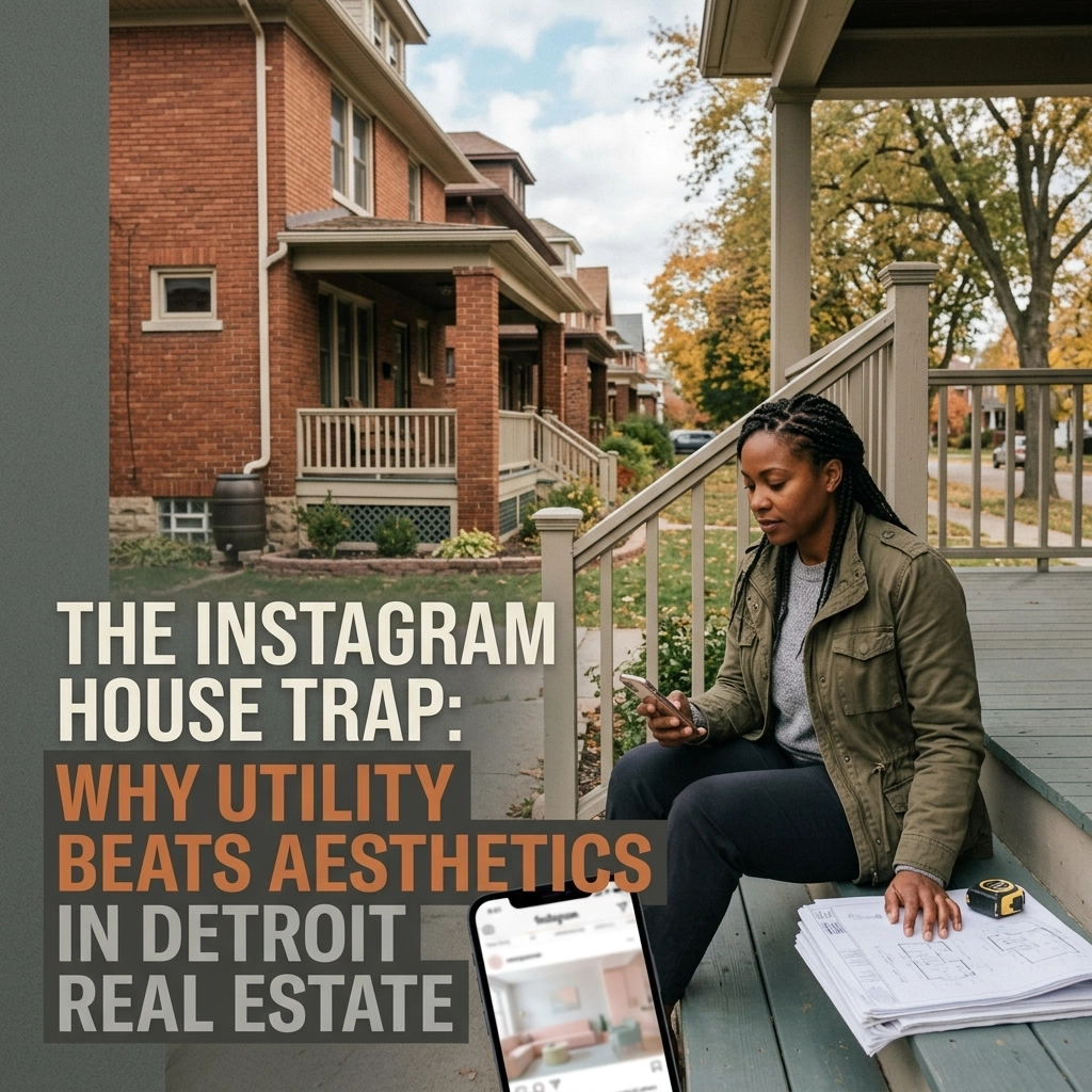 The Instagram House Trap: Why Utility Beats Aesthetics in Detroit Real Estate