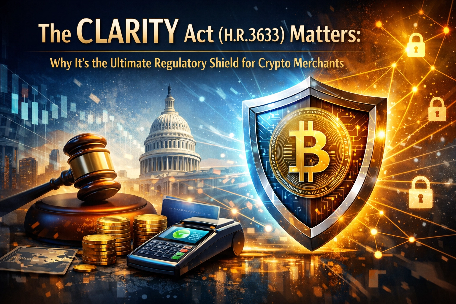 [HERO] The CLARITY Act (H.R. 3633) Matters: Why It’s the Ultimate Regulatory Shield for Crypto Merchants
