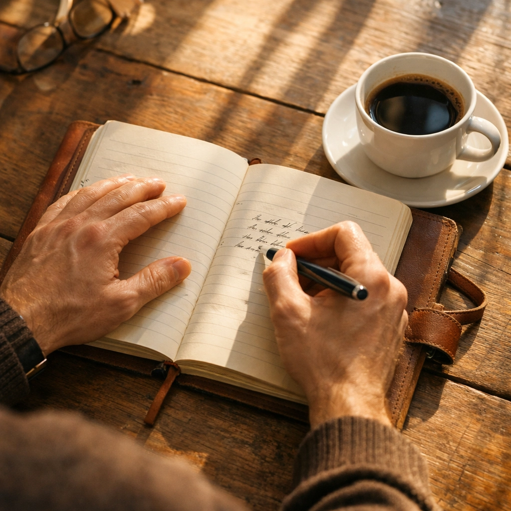 Napló írása reggelente - tudatosítás a pornófüggőség leszokás során