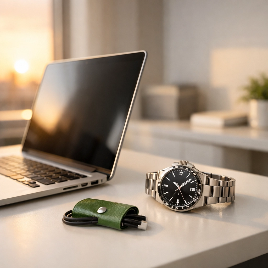 A sleek workspace symbolizing a timely monthly close process for accurate startup accounting.