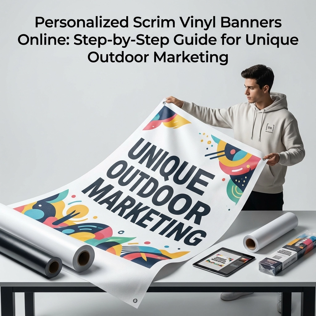 Personalized Scrim Vinyl Banners Online: Step-by-Step Guide for Unique Outdoor Marketing
