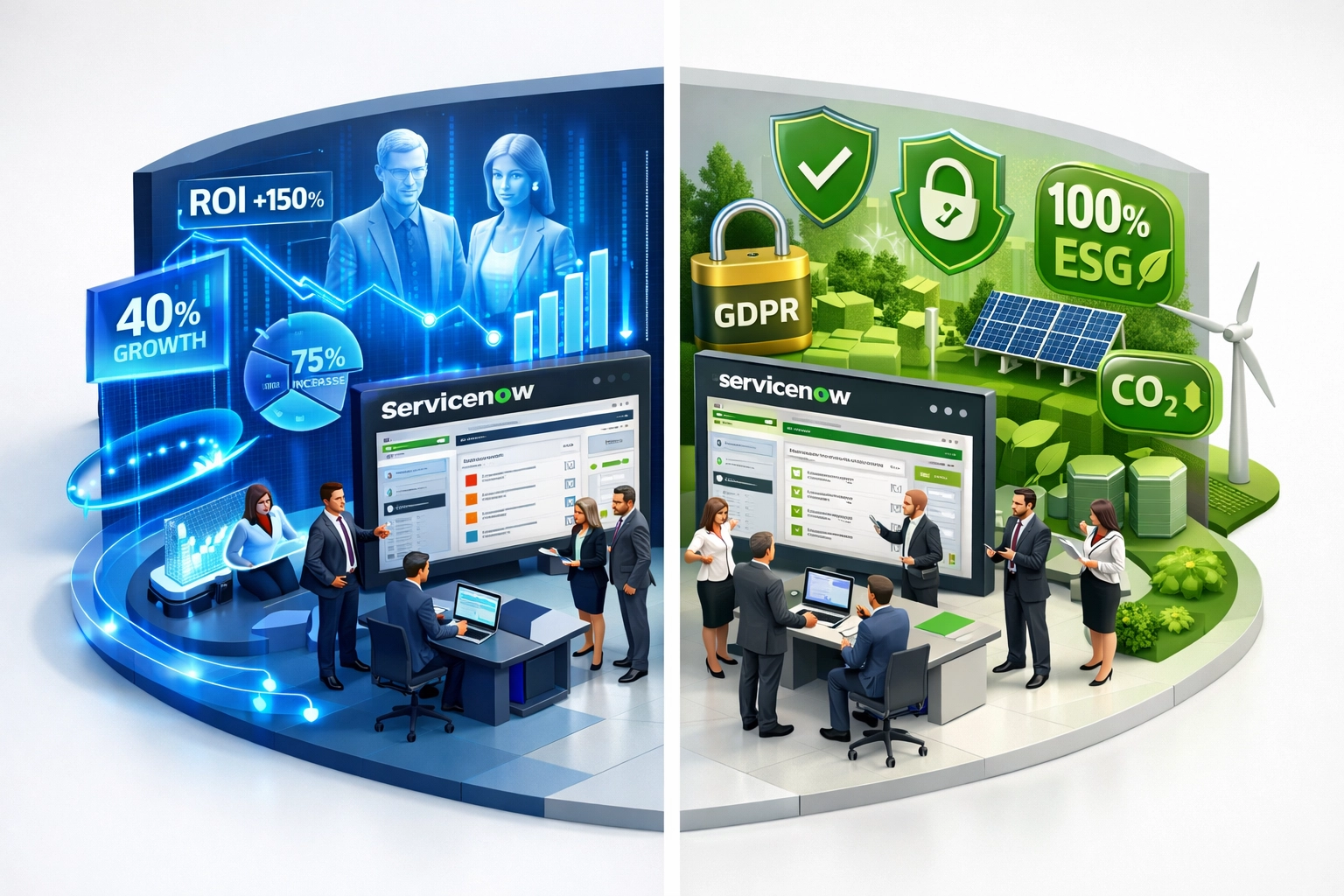 ServiceNow ITOM partner comparison: US ROI strategies vs EU DORA compliance requirements