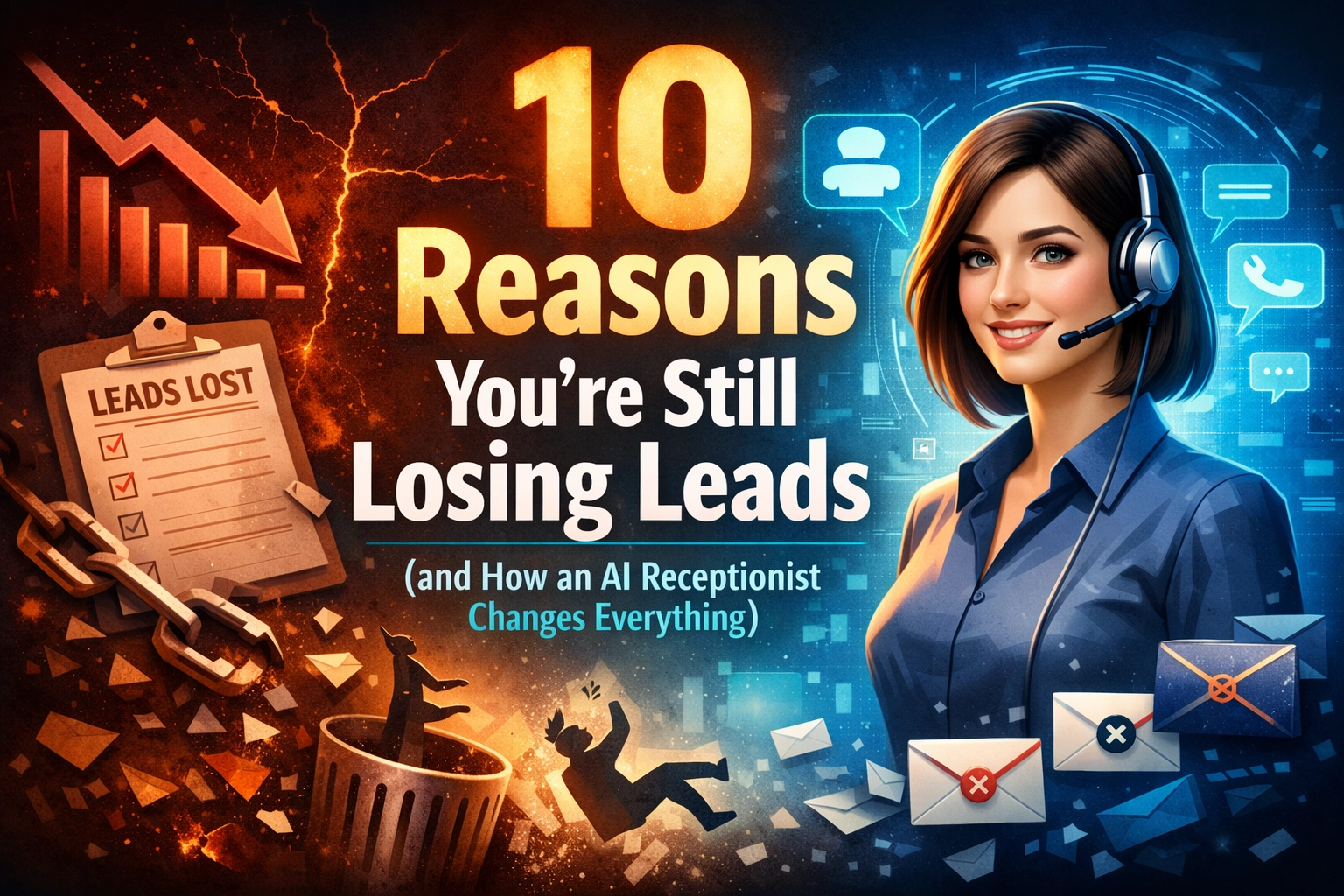 [HERO] 10 Reasons You’re Still Losing Leads (and How an AI Receptionist Changes Everything)