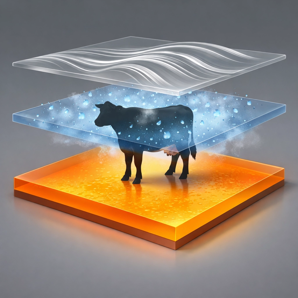 Temperature humidity and airflow factors affecting dairy cattle thermal comfort and heat stress