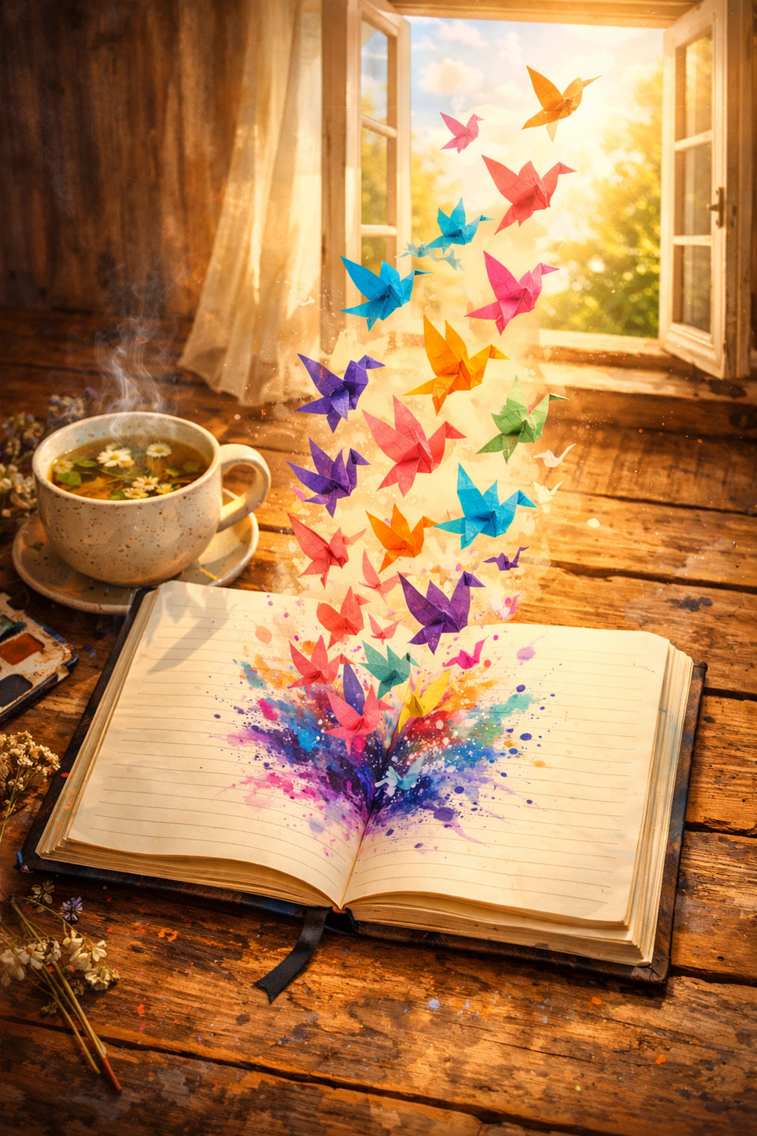 Healing through therapeutic journaling to release repressed emotions and alleviate physical pain.