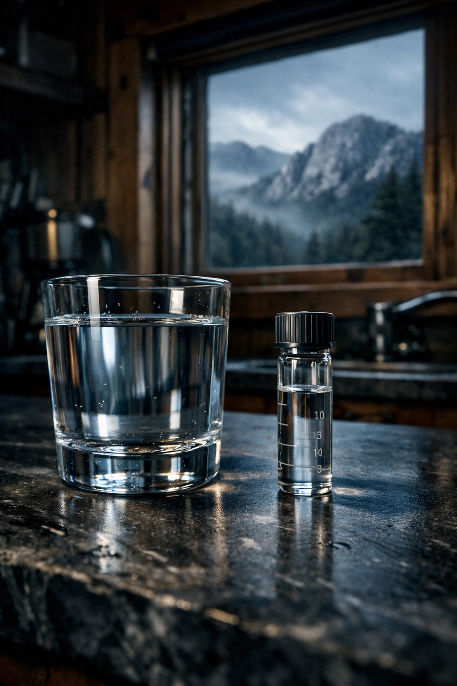 Professional well water testing in a Vermont home to identify invisible safety hazards.