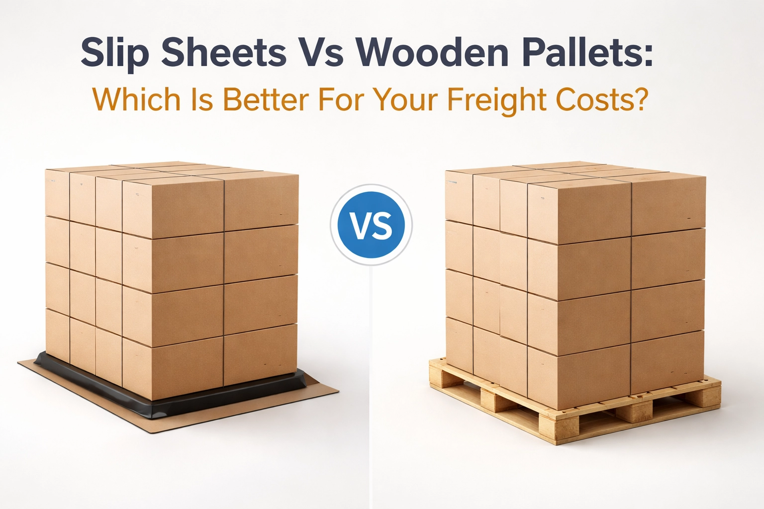 [HERO] Slip Sheets Vs Wooden Pallets: Which Is Better For Your Freight Costs?