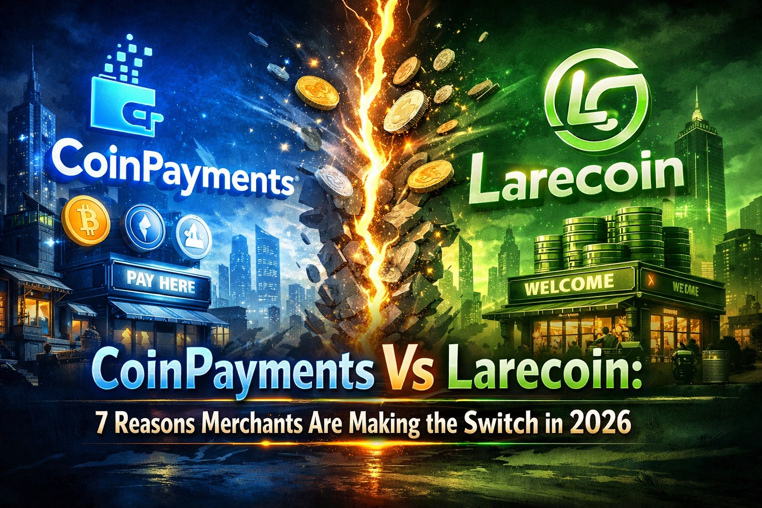 [HERO] CoinPayments Vs Larecoin: 7 Reasons Merchants Are Making the Switch in 2026