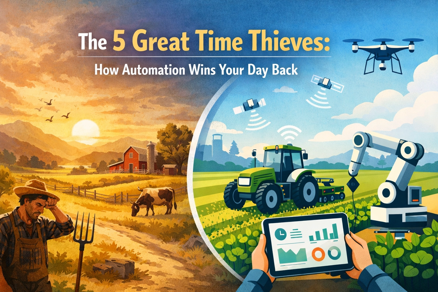 [HERO] The 5 Great Time Thieves: How Automation Wins Your Day Back