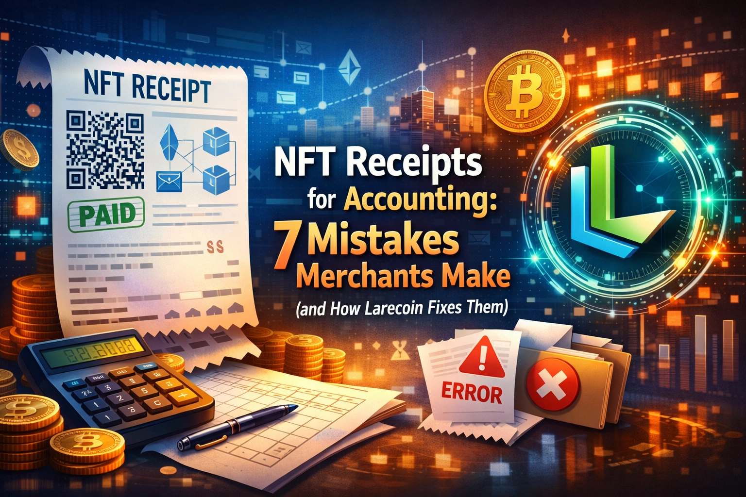 [HERO] NFT Receipts for Accounting: 7 Mistakes Merchants Make (and How Larecoin Fixes Them)