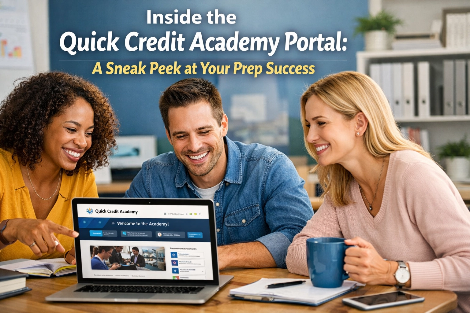 [HERO] Inside the Quick Credit Academy Portal: A Sneak Peek at Your Prep Success (1x1, center safe zone)