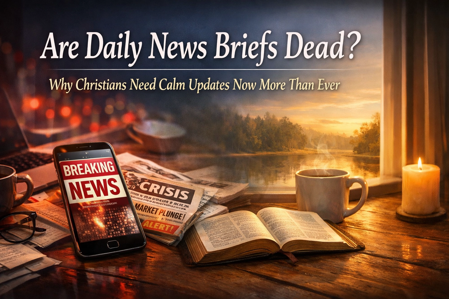 [HERO] Are Daily News Briefs Dead? Why Christians Need Calm Updates Now More Than Ever