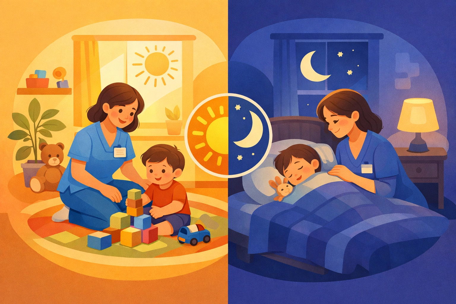 24/7 round-the-clock pediatric nursing care available day and night in Georgia