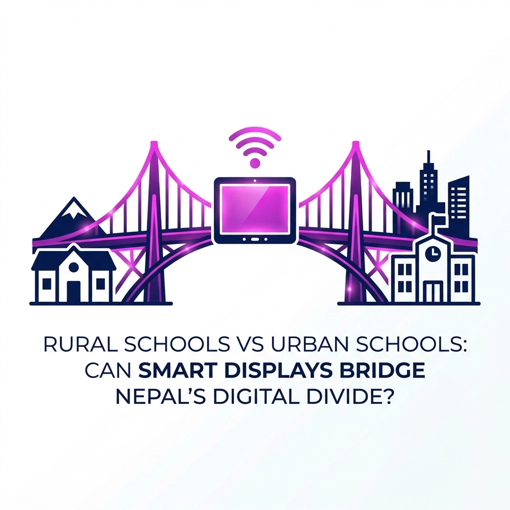 [HERO] Rural Schools Vs Urban Schools: Can Smart Displays Bridge Nepal's Digital Divide?