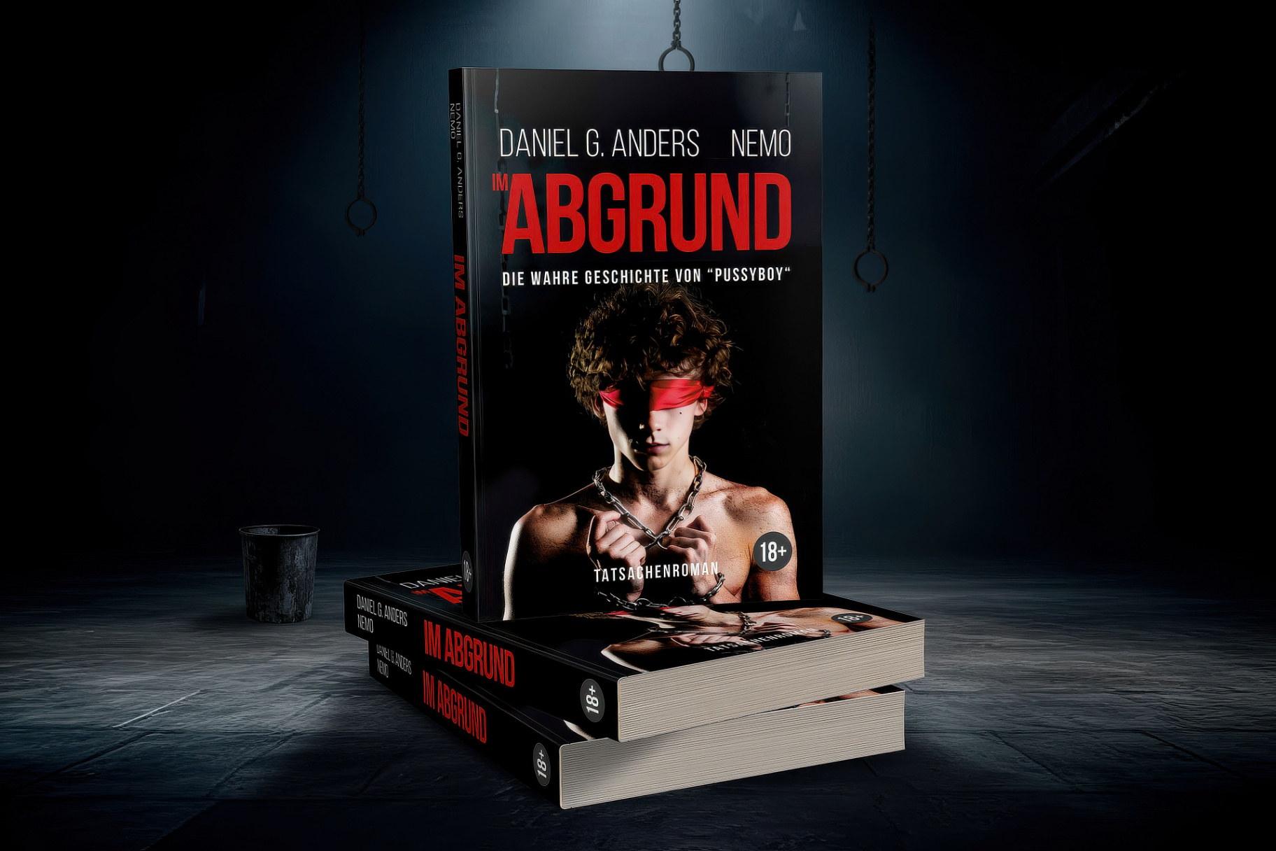 Buchcover Im Abgrund Buchcover: Im Abgrund – Die wahre Geschichte von Pussyboy (E-Book, autobiografischer Roman, ab 18)