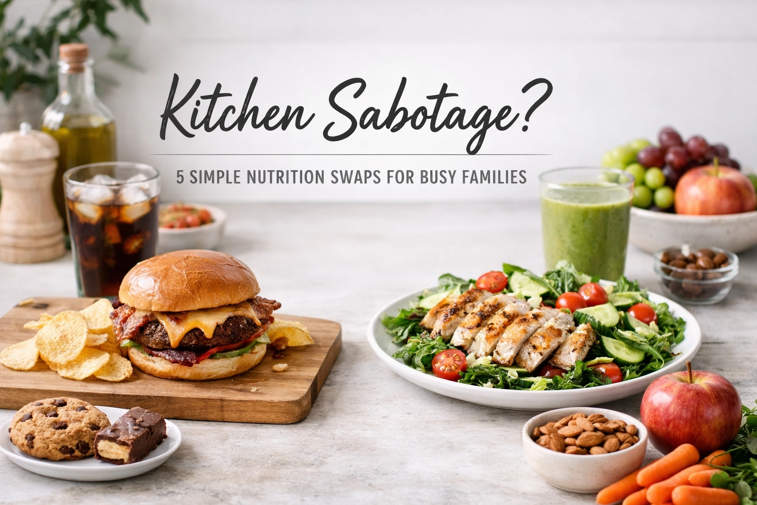 [HERO] Kitchen Sabotage? 5 Simple Nutrition Swaps for Busy Families
