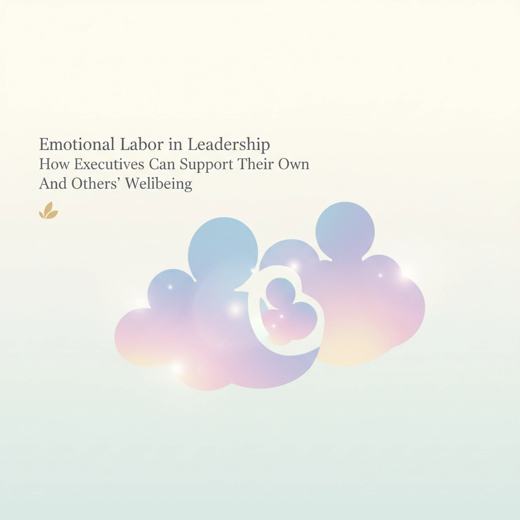 Emotional Labor in Leadership: How Executives Can Support Their Own and Others' Wellbeing