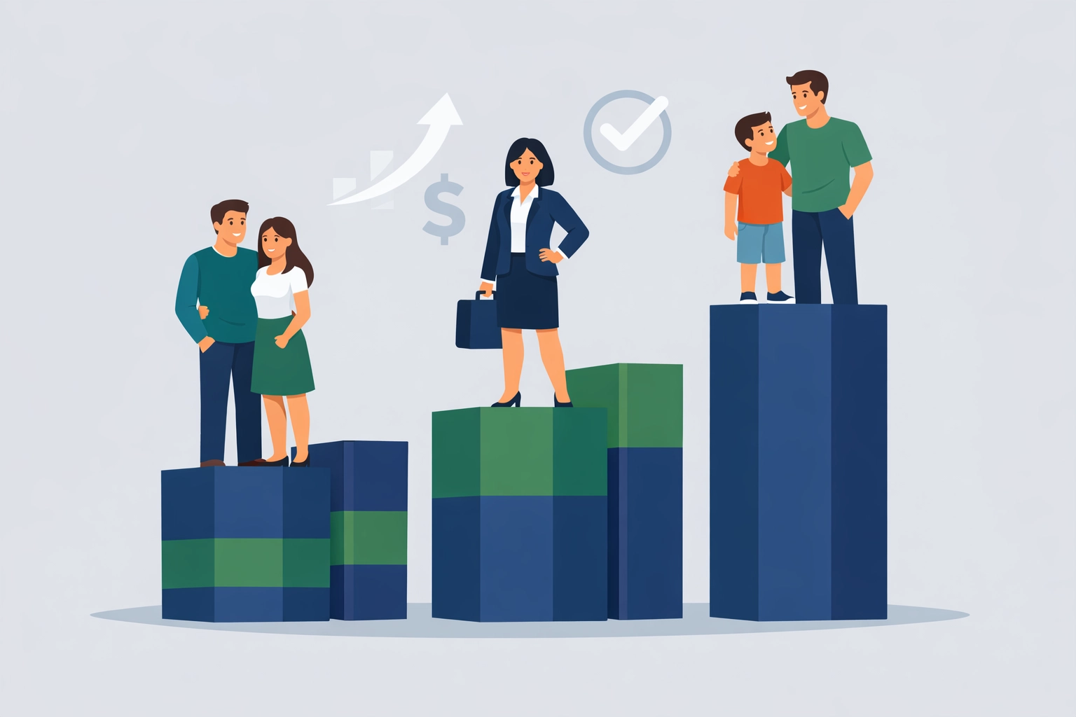 Illustration of 2026 standard deduction increases for couples and single filers to maximize tax refunds.