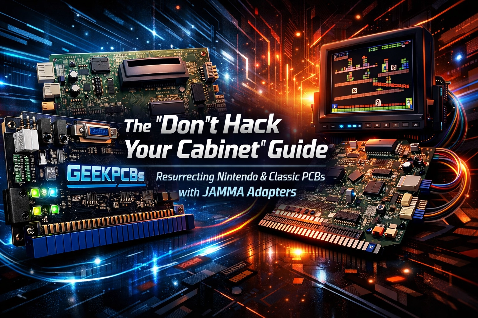 [HERO] The 'Don't Hack Your Cabinet' Guide: Resurrecting Nintendo & Classic PCBs with JAMMA Adapters