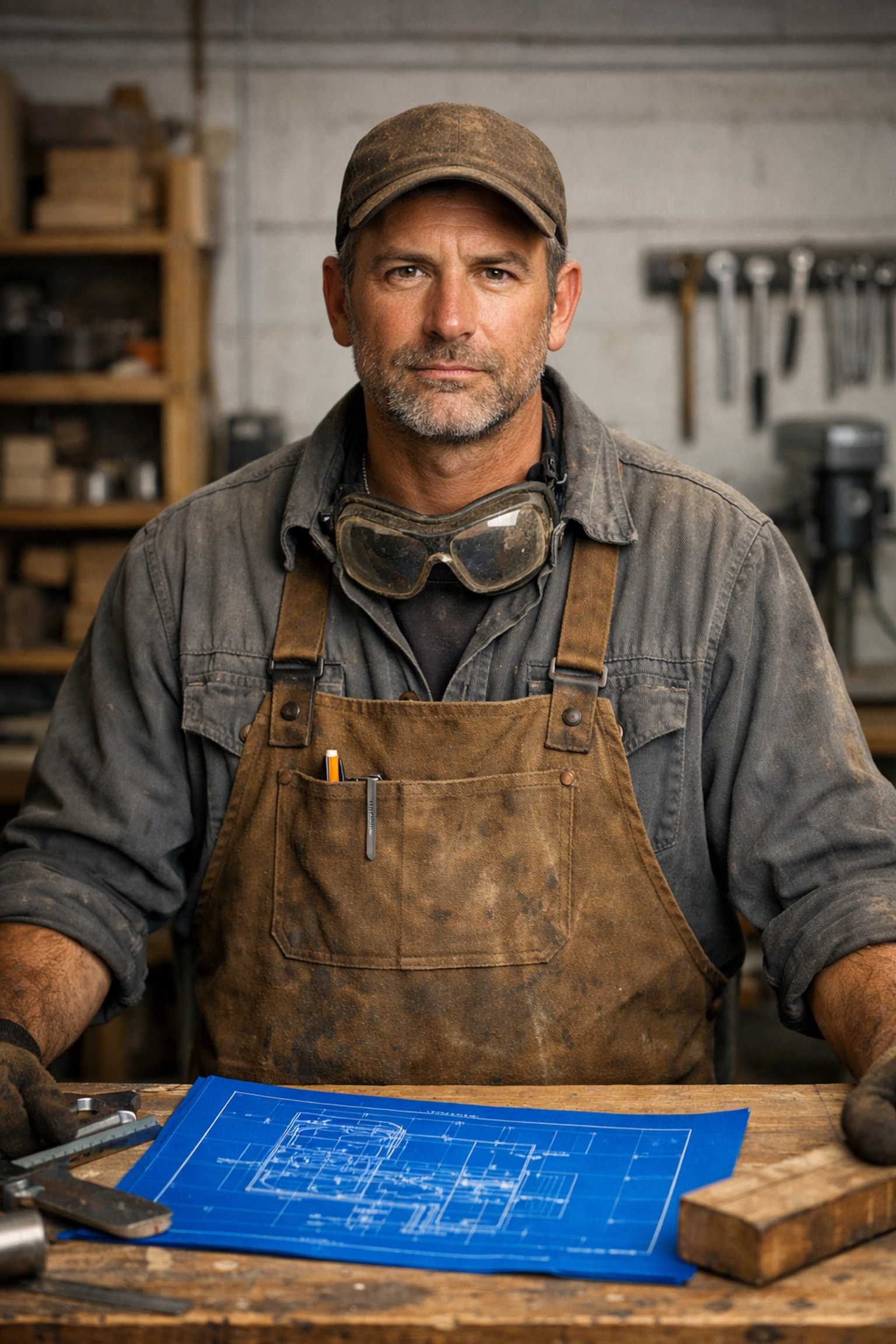 A focused tradesman in a clean workshop representing financial stewardship and the sender mindset.