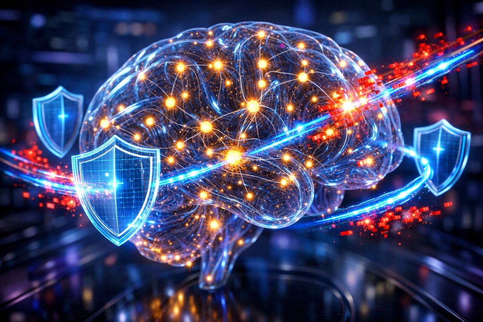 AI-powered neural network protecting metaverse payment transactions from real-time fraud threats.