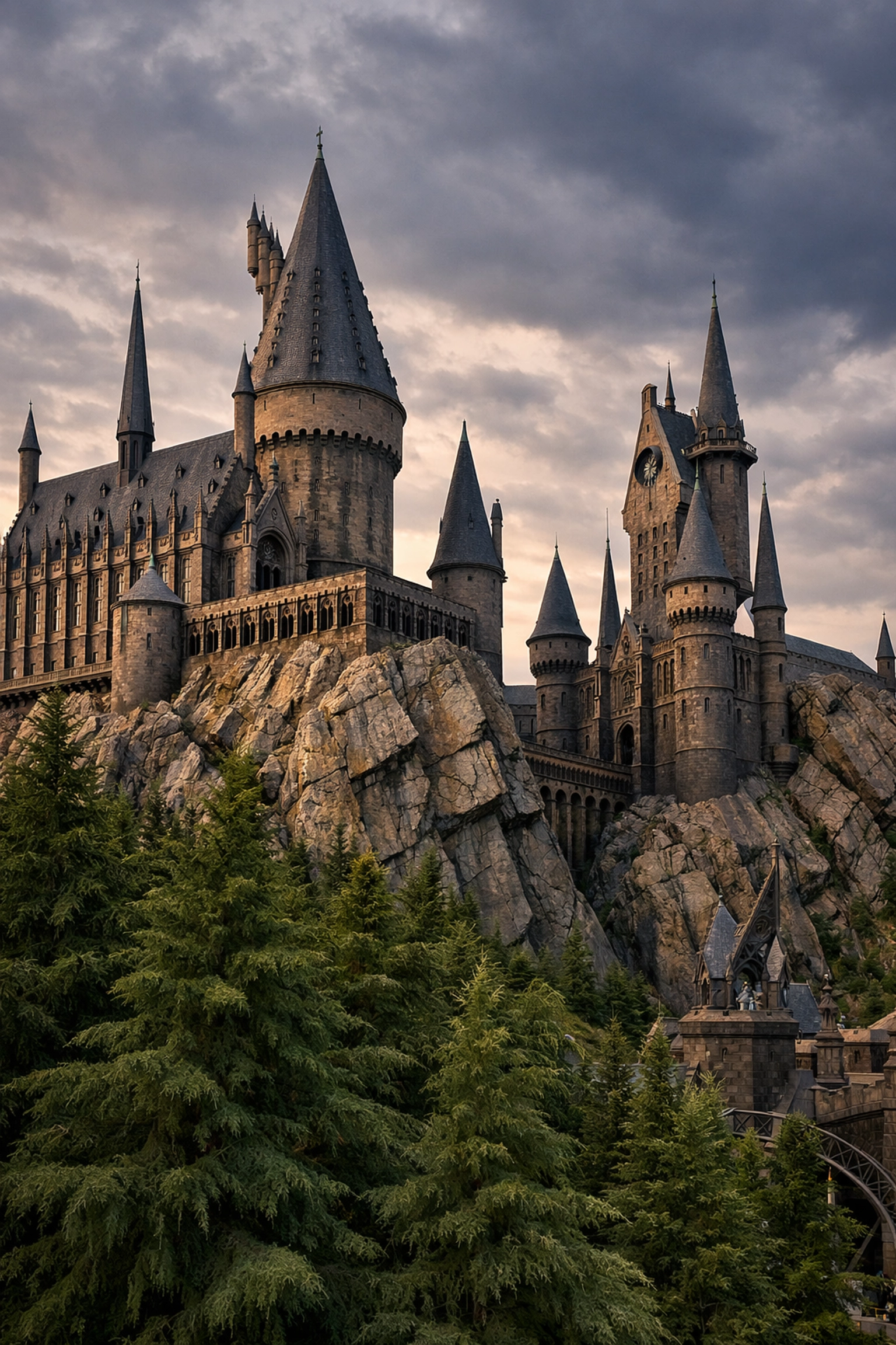 Hogwarts Castle at Universal Studios, a must-visit photo spot for magical architectural shots.