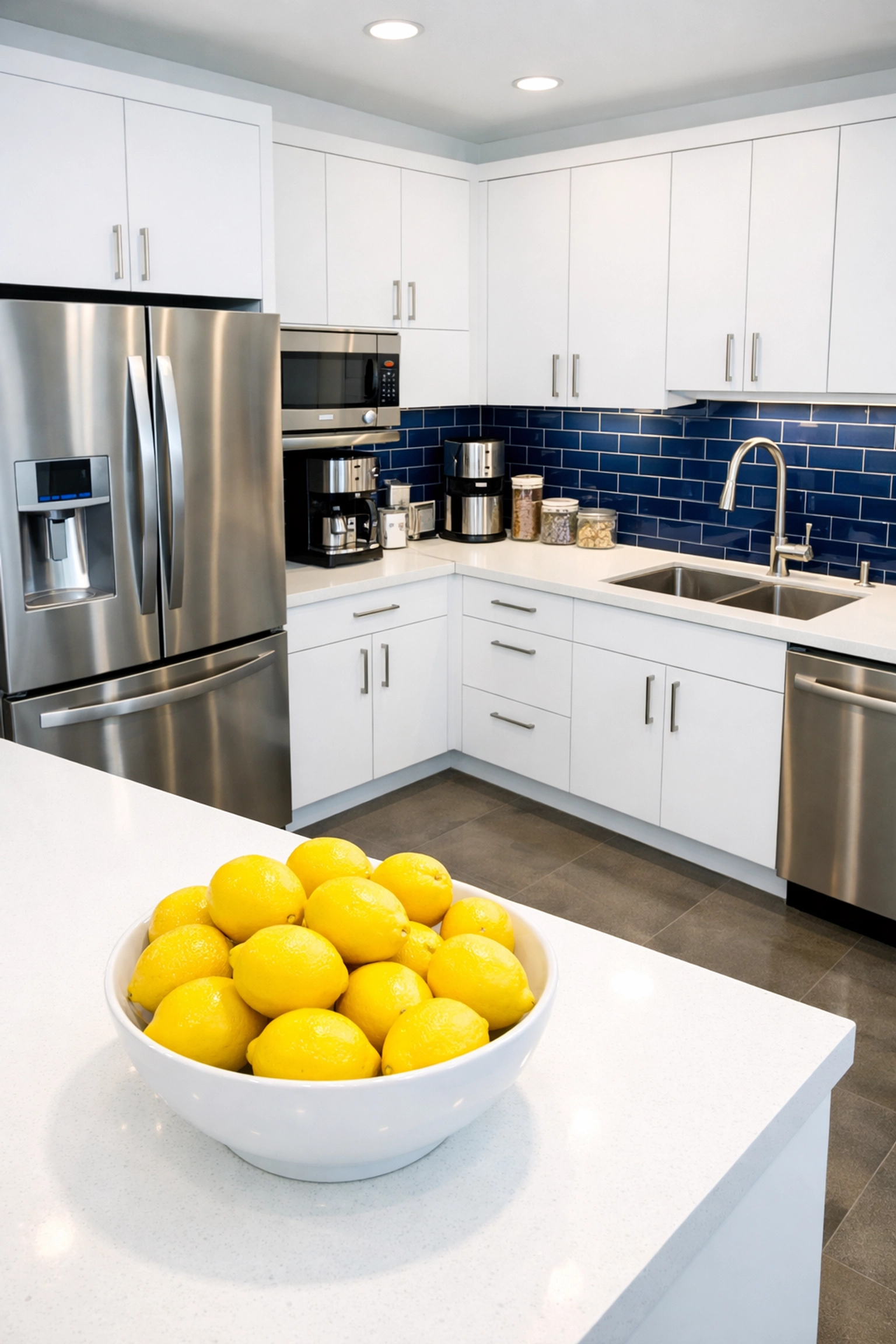 Spotless office breakroom in Agawam cleaned with sustainable and safe commercial cleaning practices.