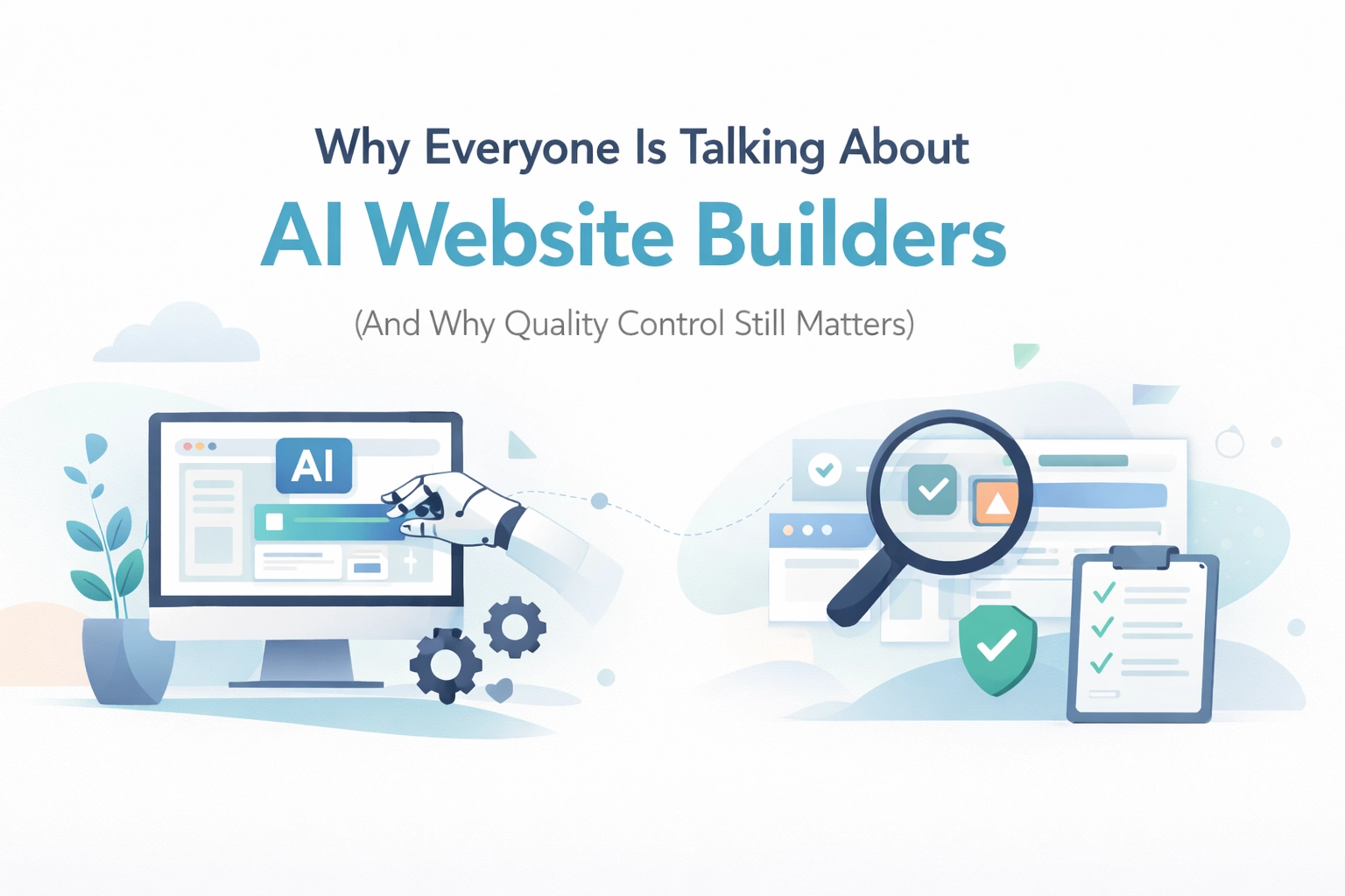 [HERO] Why Everyone Is Talking About AI Website Builders (And Why Quality Control Still Matters)