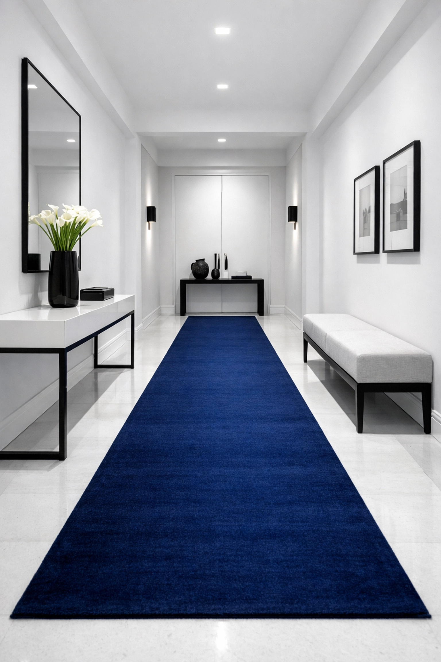 Spotless and organized entryway showing professional home cleaning results in Harvard.