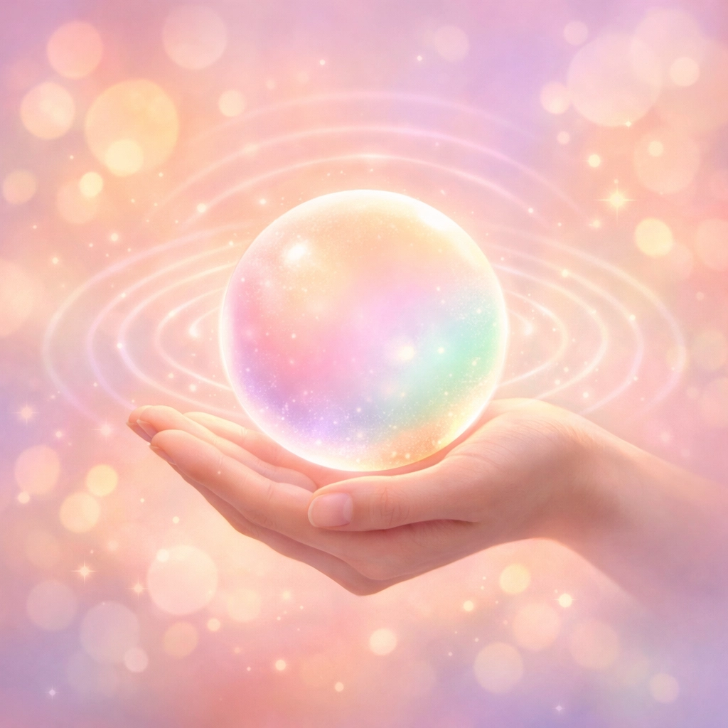 Glowing spiritual energy representing authentic intuitive abilities and psychic connection