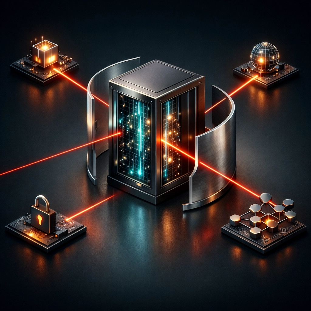 Server infrastructure under SSRF attack with unauthorized network connections bypassing security