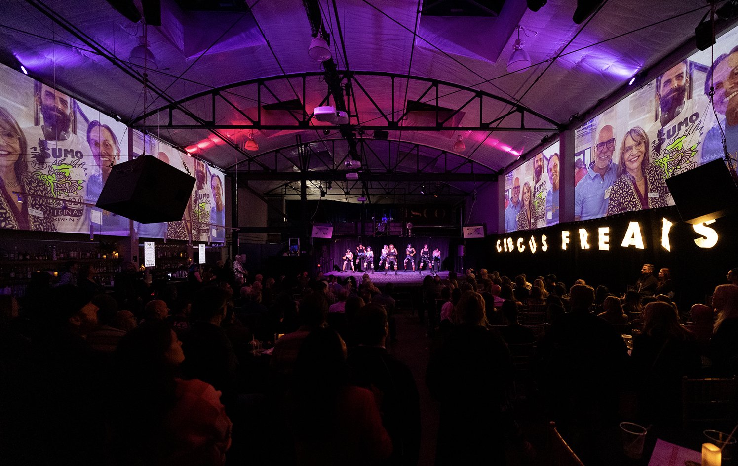 Full House Event with Stage and Projections