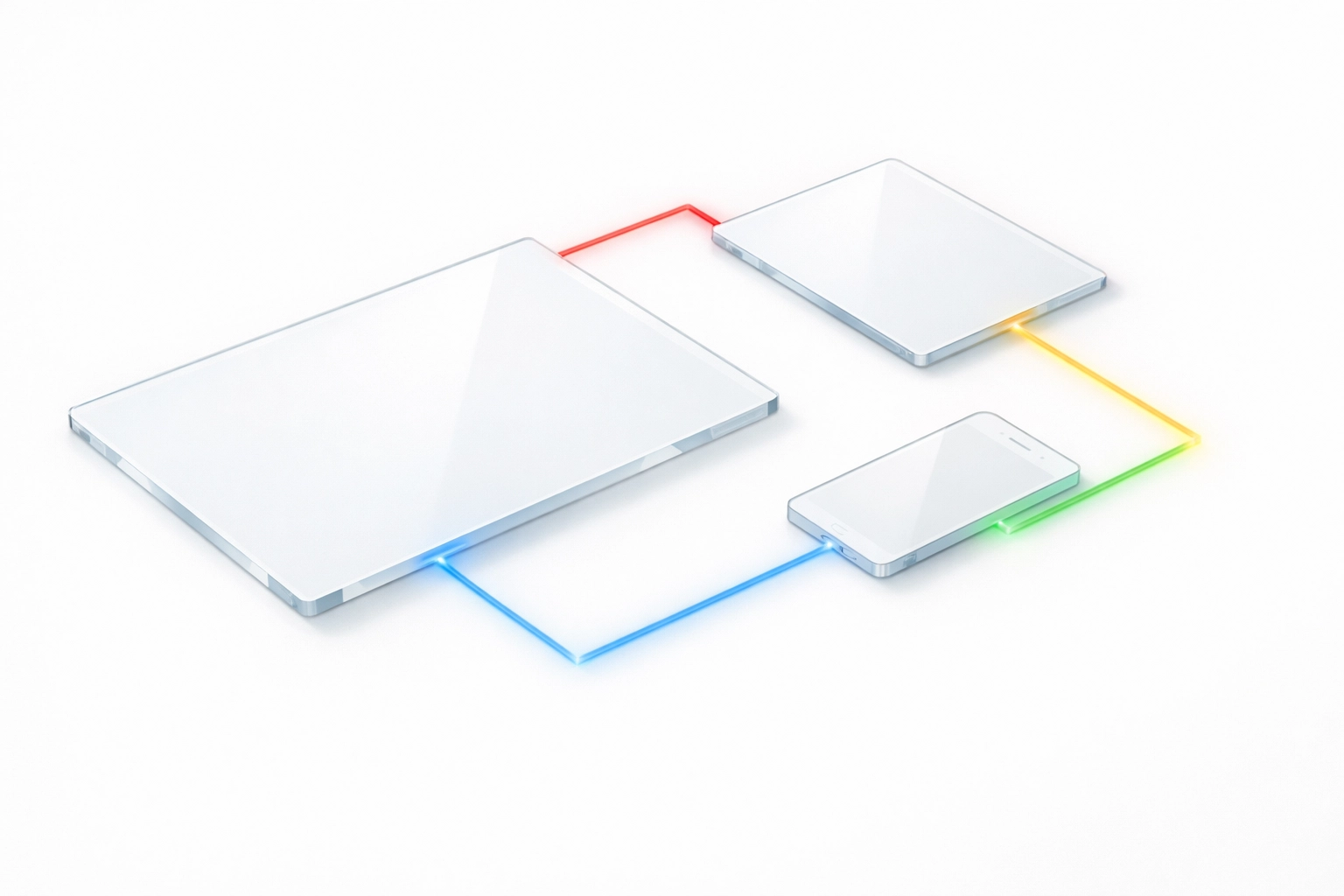 Cloud sync connecting a snippet manager library across desktop, tablet, and smartphone devices.