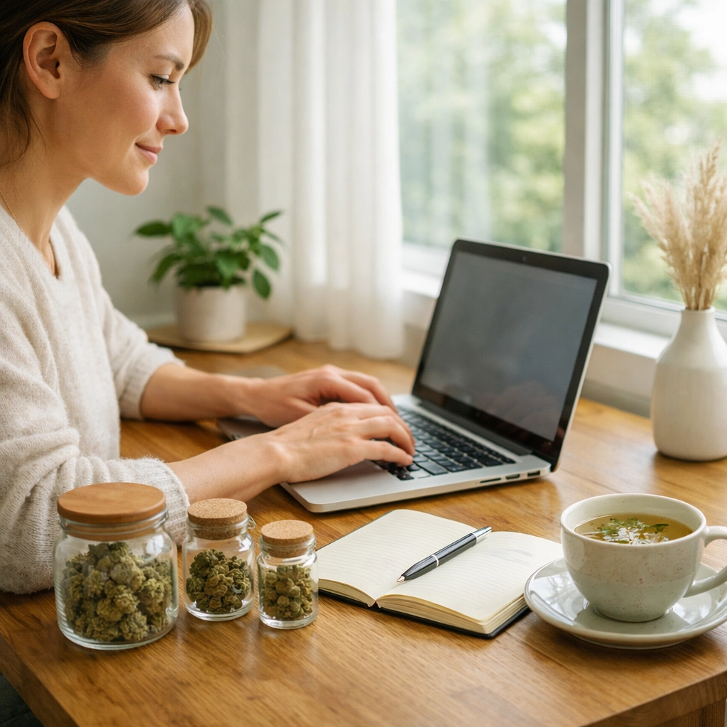 Fokussiertes Arbeiten mit CBG Blüten - mentale Klarheit und Konzentration im Alltag