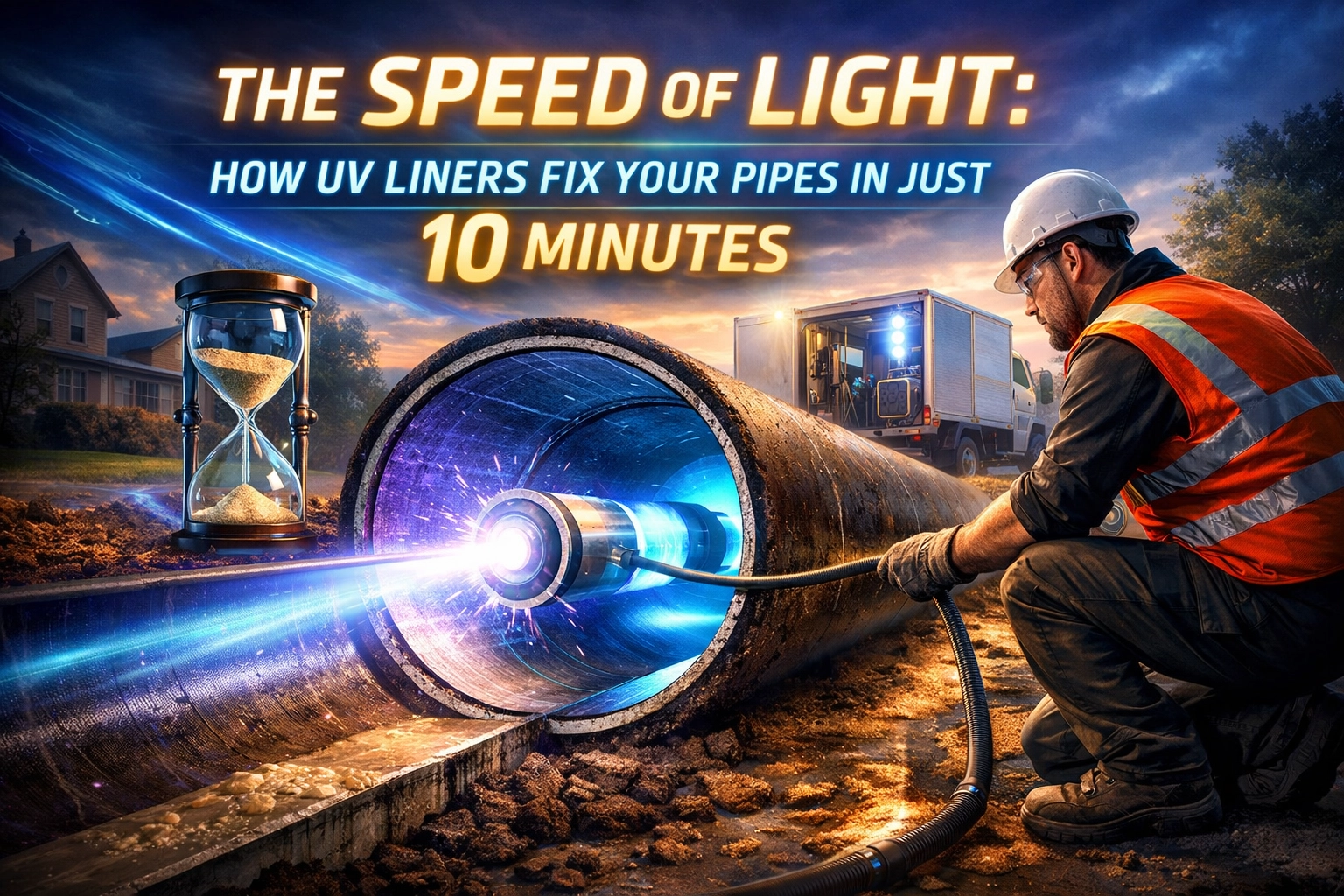 [HERO] The Speed of Light: How UV Liners Fix Your Pipes in Just 10 Minutes