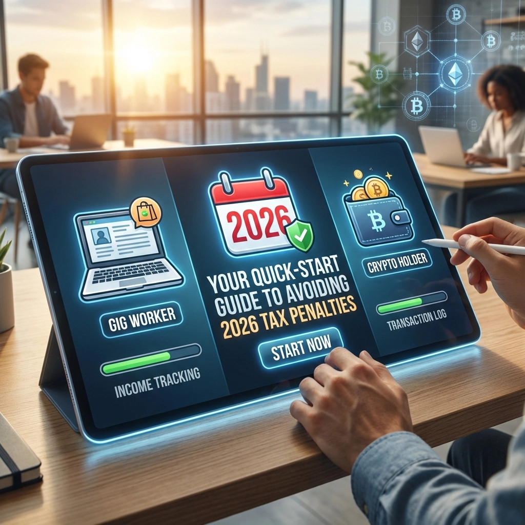 Gig Workers and Crypto Holders: Your Quick-Start Guide to Avoiding 2026 Tax Penalties