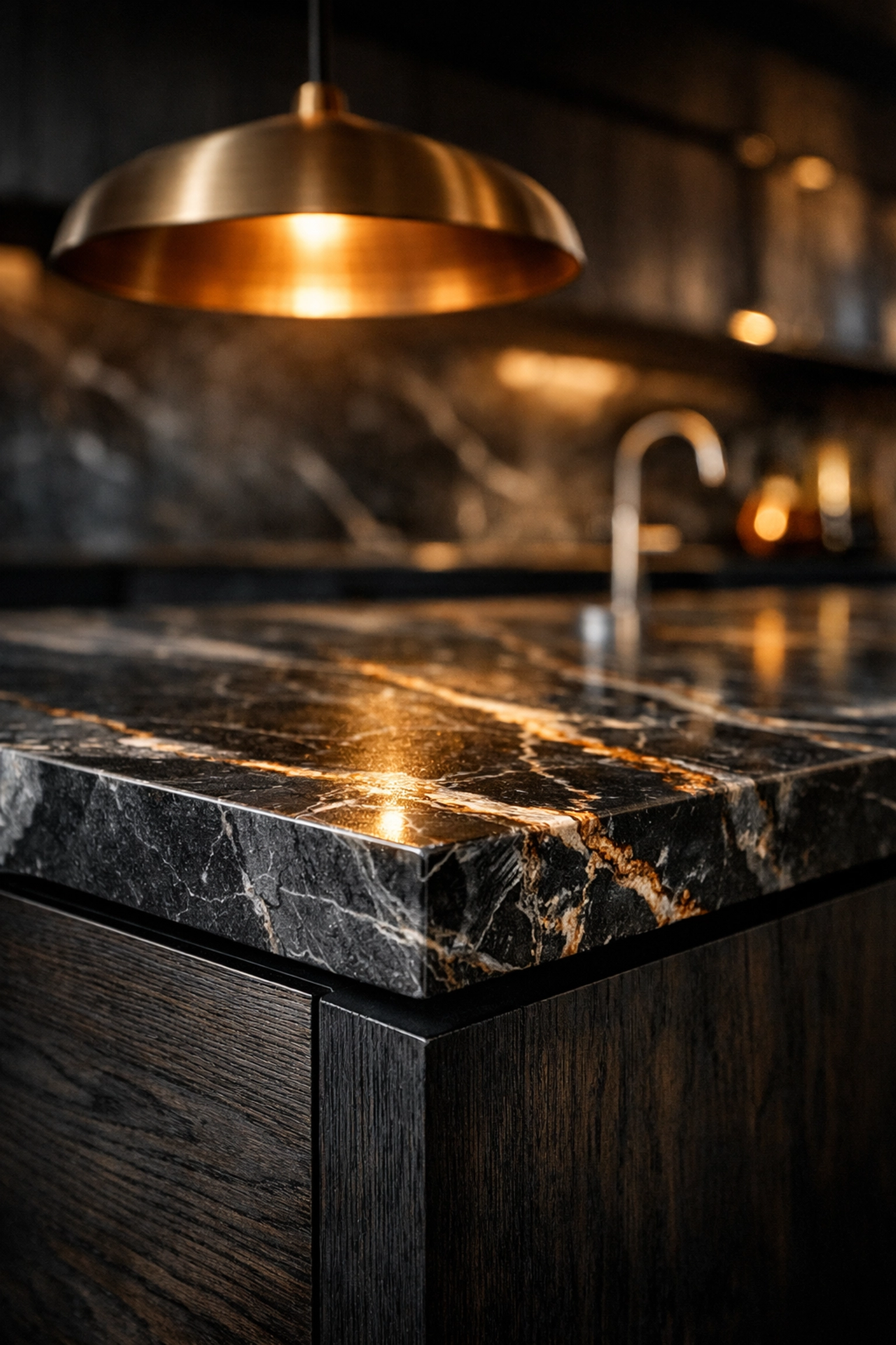 Detailed view of stone and wood surfaces highlighting quality from AI rendering software.